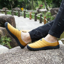 Mens Winter Indoor Slippers House Fur Outdoor Warm Waterproof Cozy Casual Shoes Snow Boots
