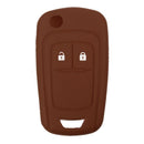 2 Botton Silicone Remote Key Shell Cover For VAUXHALL/ OPEL ASTRA CORSA INS