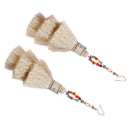 Bohemian Fashion Women Beaded Three layers Tassel Hook Fringe Earrings Part N5M5