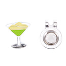 Magnetic Cap Cap Movable Metal Golf Light Green Wine Cup Marker Set Q3I5