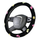 Automotive Women Embroidery Cute Car Steering Wheel Cover (Butterfly)