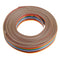 5pcs 5M 1.27mm Pitch Ribbon Cable 14P Flat Color Rainbow Ribbon Cable Wire Rainbow Cable