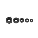 Suleve MXNH2 150Pcs Nylon Black P hillips Pan Head Screw Nut Bolt Washers Assortment Kit M2 M2.5 M3 M4 M5