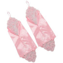 Women' Flora Short Wedding Dress Glove Fingerless Elegant Gloves for Bride  X5F9