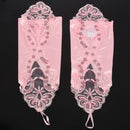 Women' Flora Short Wedding Dress Glove Fingerless Elegant Gloves for Bride  X5F9