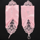 Women' Flora Short Wedding Dress Glove Fingerless Elegant Gloves for Bride  X5F9
