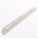 1Pcs EDC Multifunction Ruler Stainless Steel Straight Ruler Protractor Compass Round Caliber Inner Hexagon Outdoor tools