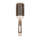 Round Barrel Hair Brush with Simulation Boar Bristle, for Hair Drying, Styl O7R7