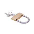 1pcs Solid keys Brass Padlock Yellow 40mm
