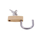1pcs Solid keys Brass Padlock Yellow 40mm