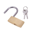 1pcs Solid keys Brass Padlock Yellow 40mm