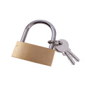 1pcs Solid keys Brass Padlock Yellow 40mm
