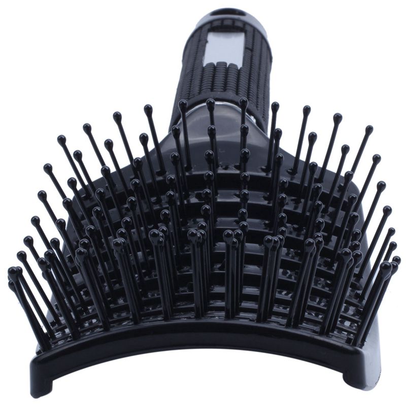 Vented Styling Hair comb Detangling Thick Hair Massage Brush Black V3W4