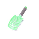 Vented Styling Hair comb Detangling Thick Hair Massage Brush Green D3X7