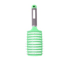 Vented Styling Hair comb Detangling Thick Hair Massage Brush Green D3X7