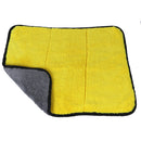 Ultra Soft Coral velvet Car Cleaning Cloth Buffing Wax Polish Towels Fast D P7K5