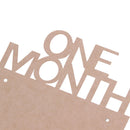 12pcs Creative First Birthday Photo Banner Monthly Photo Bunting Decoration