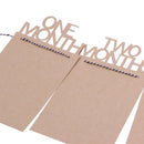 12pcs Creative First Birthday Photo Banner Monthly Photo Bunting Decoration