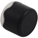 Round Plastic Single Watch Box with Sponge Cushion black C1Q7
