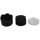 Round Plastic Single Watch Box with Sponge Cushion black C1Q7