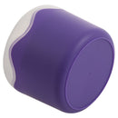 Round Plastic Single Watch Box with Sponge Cushion purple D3A8