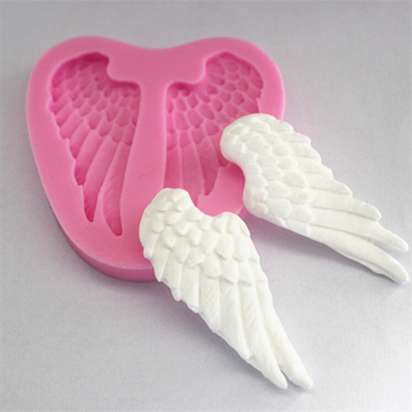 Angel Wings Silicone Fondant Mold Chocolate Polymer Clay Mould