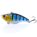 ZANLURE 10pcs/set 7.5cm 18g Plastic Jigs Wobblers Baits VIB Fishing Lure Artificial Hard Baits