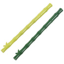 Ballpoint Plastic Bamboo Pen Black Ink 0.38mm Novelty Stationery Pack of 10