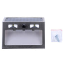 Solar Power 7 LED PIR Motion Sensor House Number Light Door Sign Wall Street Lamp