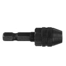 Drillpro 0.5-3.5mm Keyless Drill Chuck 3 Claw Clamp Chuck 1/4 Inch Hex Shank Drill Adapter