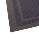 Insulation Bowl Place mats Dining Kitchen Pad Western Table Mat, Black