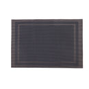 Insulation Bowl Place mats Dining Kitchen Pad Western Table Mat, Black