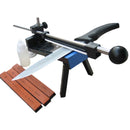 KCASA Iron Steel Sharpener Metal Fixed-angle Grinder Sharpener System with 4 Stones Sharpen Stone