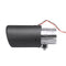 63MM Auto Car Carbon Fiber Exhaust Pipe End Tip Muffler with Blue LED Light