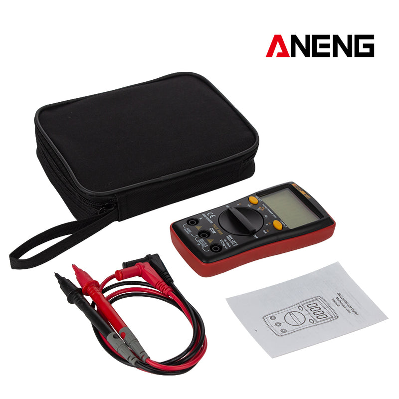 ANENG M10 6000 Counts Digital Multimeter AC/DC Ammeter Voltmeter Ohm Meter Tester Capacitor Buzzer Multimetro Test