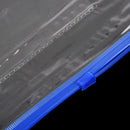 12 x A5 Blue Zip Zippy Bags -Document Clear Plastic Transparent Storage bag G7U5