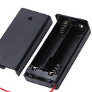5PCS Plastic 2 x 1.5V AA Battery Container Box with ON/OFF Switch F1P4