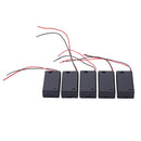 5PCS Plastic 2 x 1.5V AA Battery Container Box with ON/OFF Switch F1P4