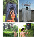 1/2 Pcs/set Portable Solar Camping Shower Bag 20L Travel Shower Bath Bag Water Bag BBQ Hiking Water Storage Solar Heat Water
