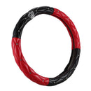 Car Steering Wheel Cover Universal Crystal Crown PU Leather Steering Wheel