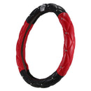 Car Steering Wheel Cover Universal Crystal Crown PU Leather Steering Wheel