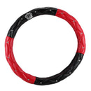 Car Steering Wheel Cover Universal Crystal Crown PU Leather Steering Wheel