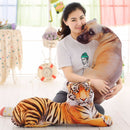 Honana WX-555 3D Simulation Animal Pillow Plush Printed Samoyed Husky Dog Tiger Cute Pillow Cushion