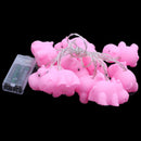 Indoor Outdoor 4.9 ft Cute Animal Ornaments Battery Operated 10 LED Decorat B2C8