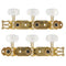 2Pcs Acoustic Guitar String Tuning Pegs Keys Machine Heads Tuners Color Gold