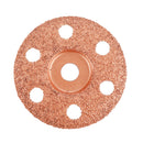 Drillpro 4 Inch See Through Wood Carving Disc Tungsten Carbide Coating Shaping Disc for Angle Grinder