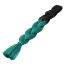 24 inch Dip Dye Kanekalon Jumbo Braiding Synthetic Hair Extension Twist Bra