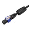 12AWG NL4FC Four-core Ohm Head Oxygen-free Copper Speaker Cable Connector Stage Cable for Audio Mixer Amplifier