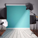 5x7FT Blue Wall Wood Floor Vinyl Photography Backdrop Photo Background Props