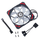 Controller Cooler Pl - 12025 120 Mm Led Fans 4 Pin Pwm Control (red) Y7T7